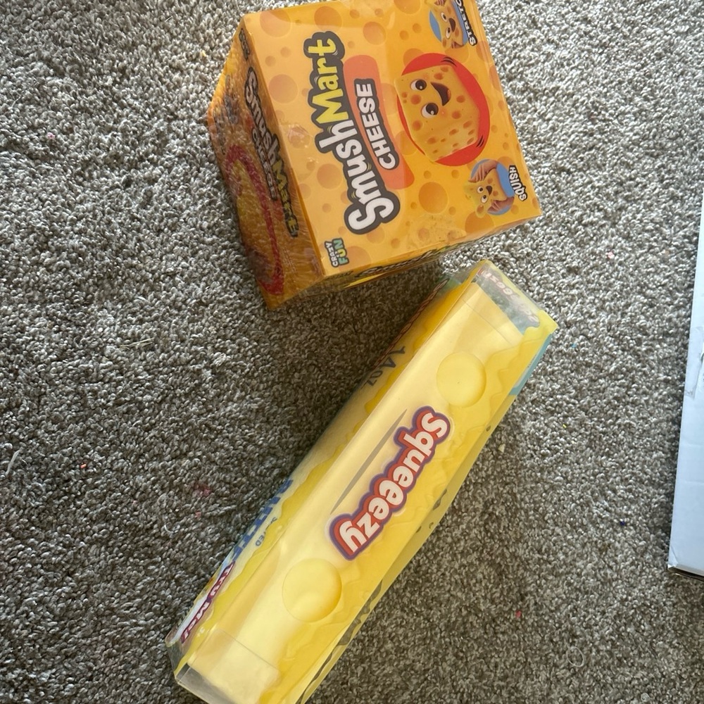 Cheese and Butter Squishy- Yellow